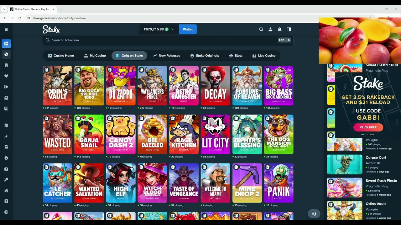 My first stream.