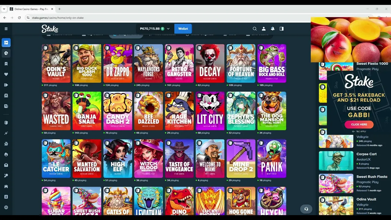 My first stream.