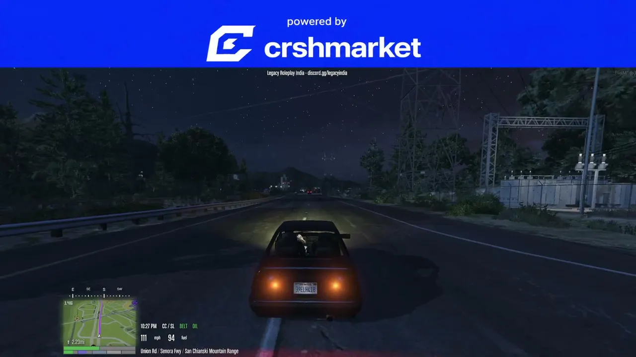 GTA V RP POWERED BY CRSH MARRKET DAY 5