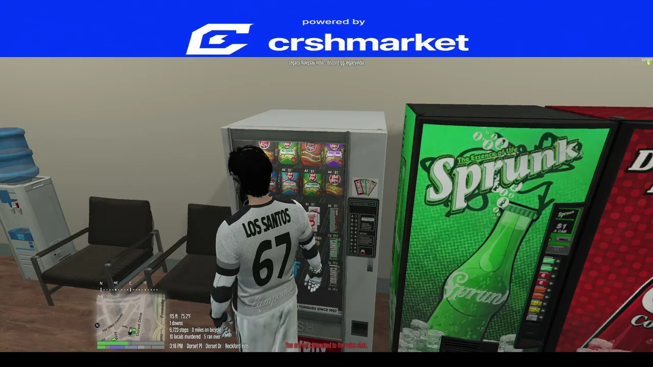 GTA V RP POWERED BY CRSH MARRKET DAY 5
