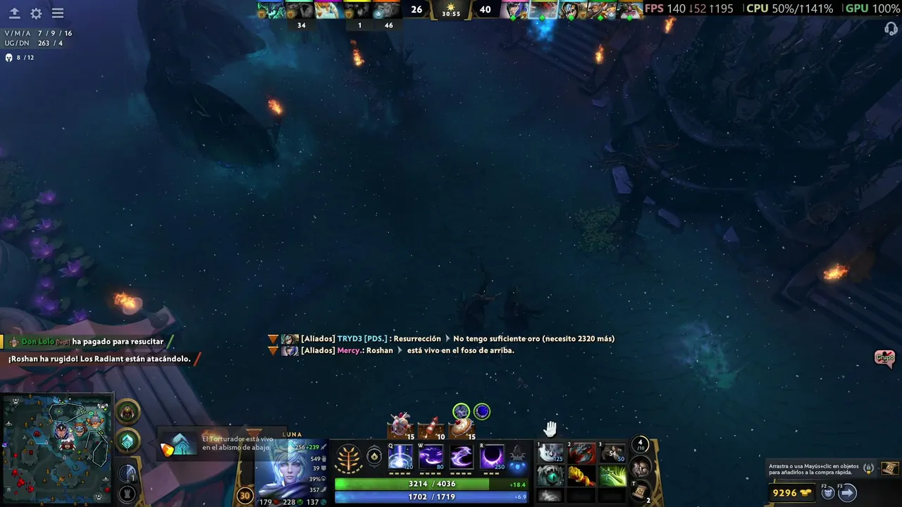 Jugando dota 2