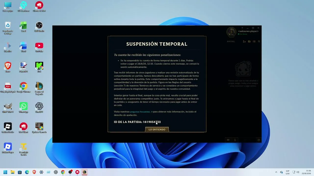 My first stream.