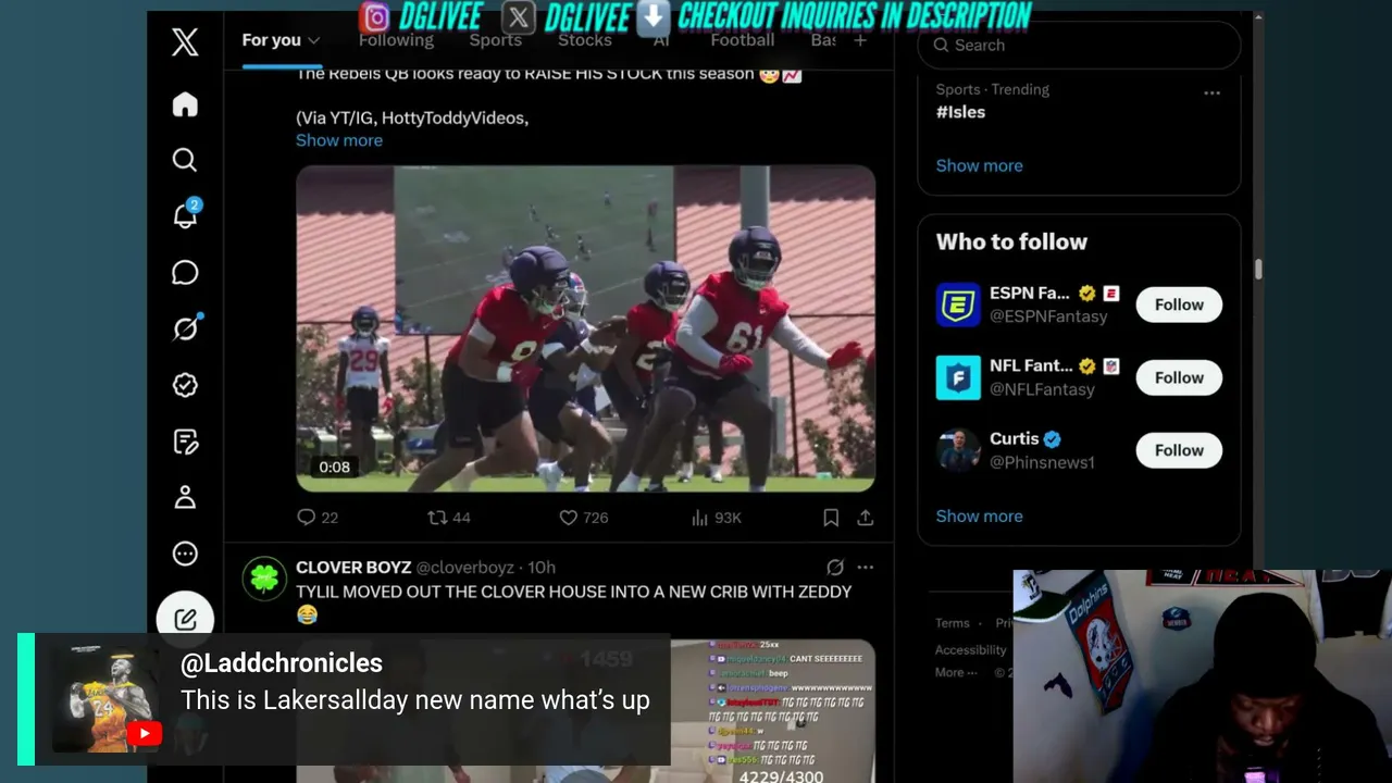 🔴 NFL LIVE: Kaden Wallace Trade, Dolphins Camp & BIG News Around the League