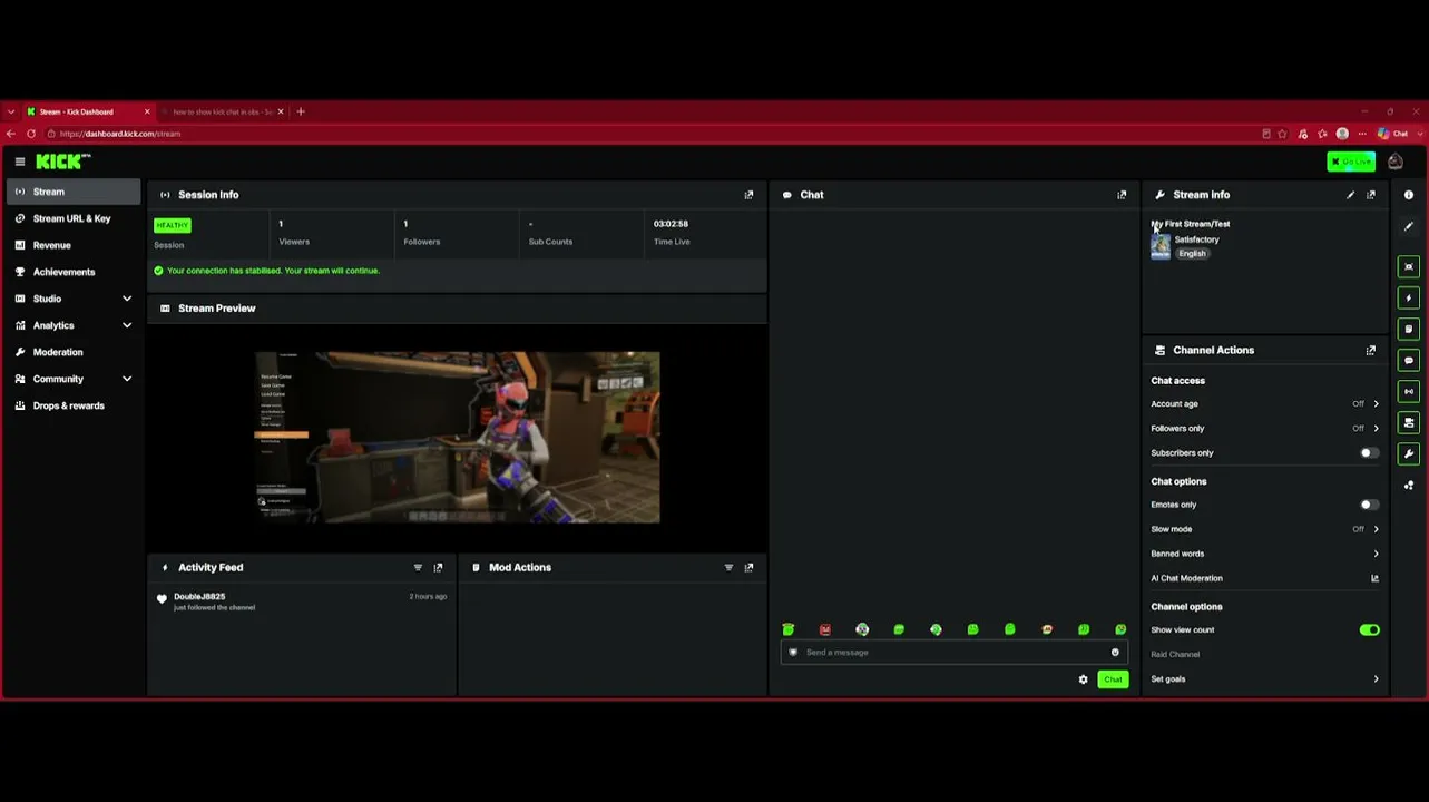 My First Stream/Test