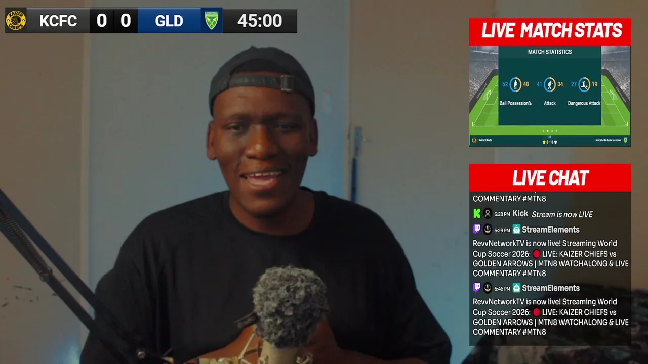 🔴 LIVE: KAIZER CHIEFS vs GOLDEN ARROWS | MTN8 WATCHALONG & LIVE COMMENTARY #MTN8