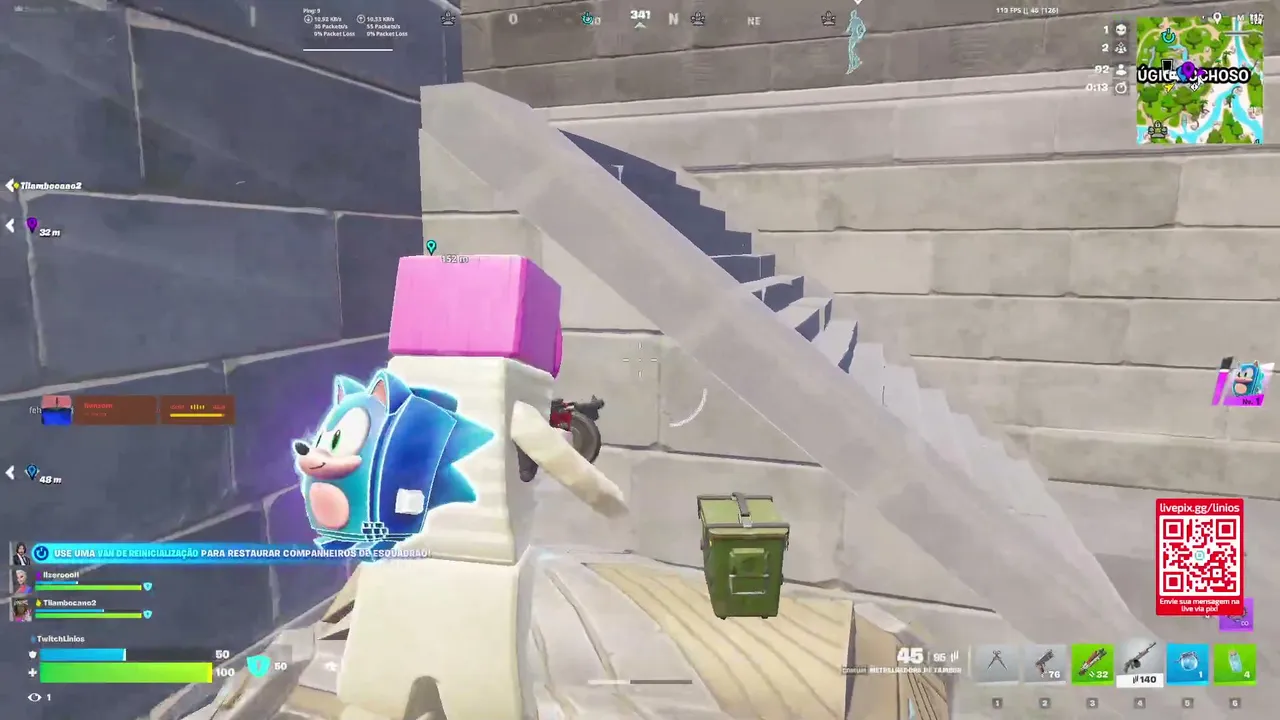 TESTANDO A NOVA TEMPORADA NO FORTNITE FEAT @ZeroOskill