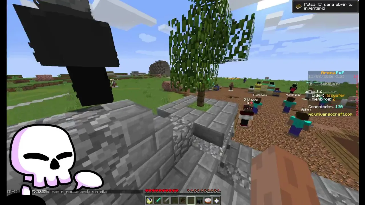 Minecraft Disque Difícil #1 | Destrozando Niños En Pvp (Sale Mal) UNIVERSOCRAFT