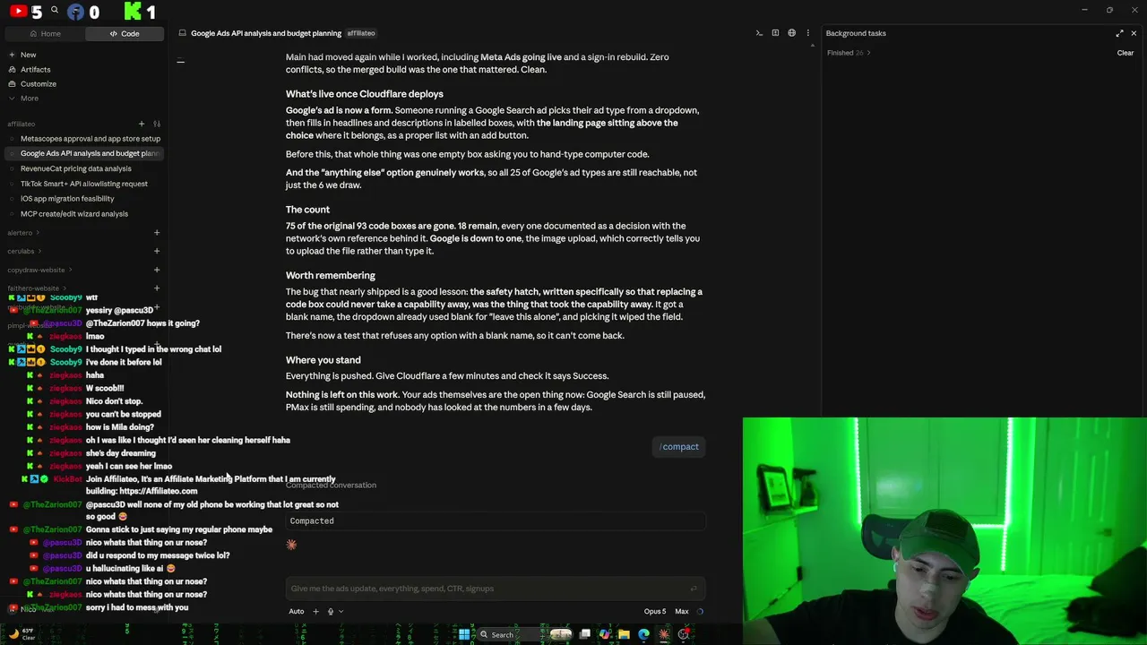 Vibe Coding an App Until I Make $1,000,000,000 | ARR: $1,256