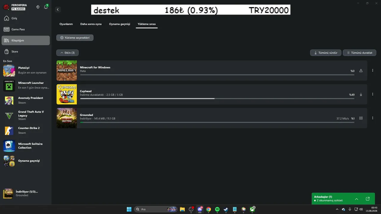 Lol takıluıoz. komutlar:!dc !byno