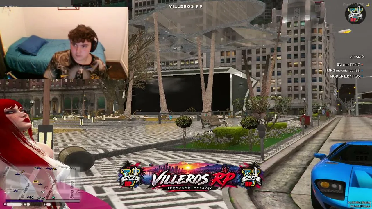 moderando un rato en villeros rp