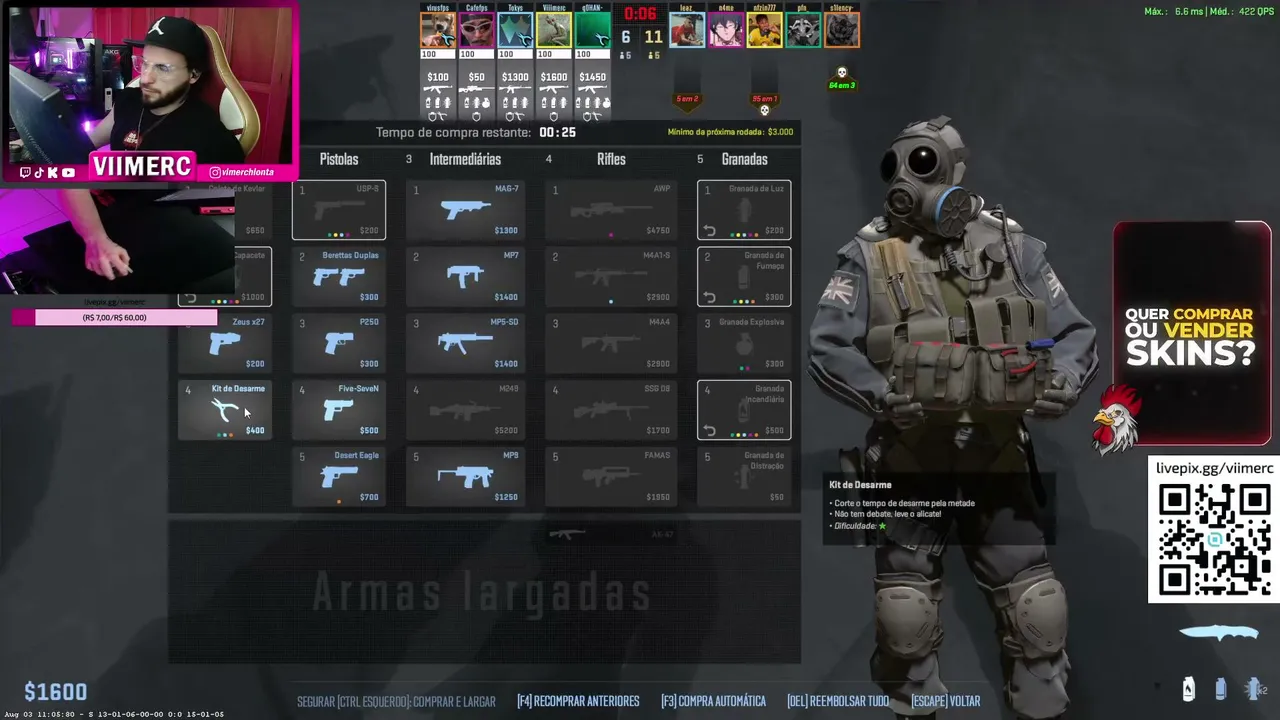 Deus e bom e o diabo não presta! sorteio de skin todo final de partida!  !galoskins