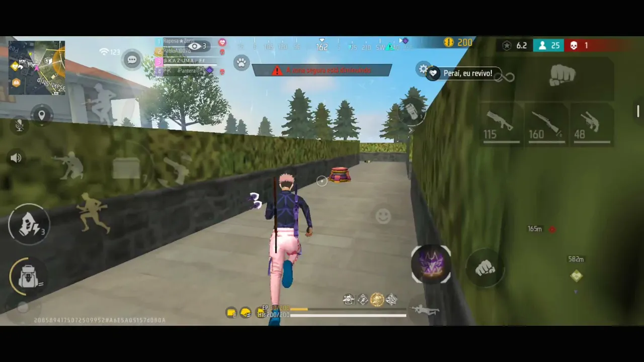 kazuma on vem pra live segui aí tropa