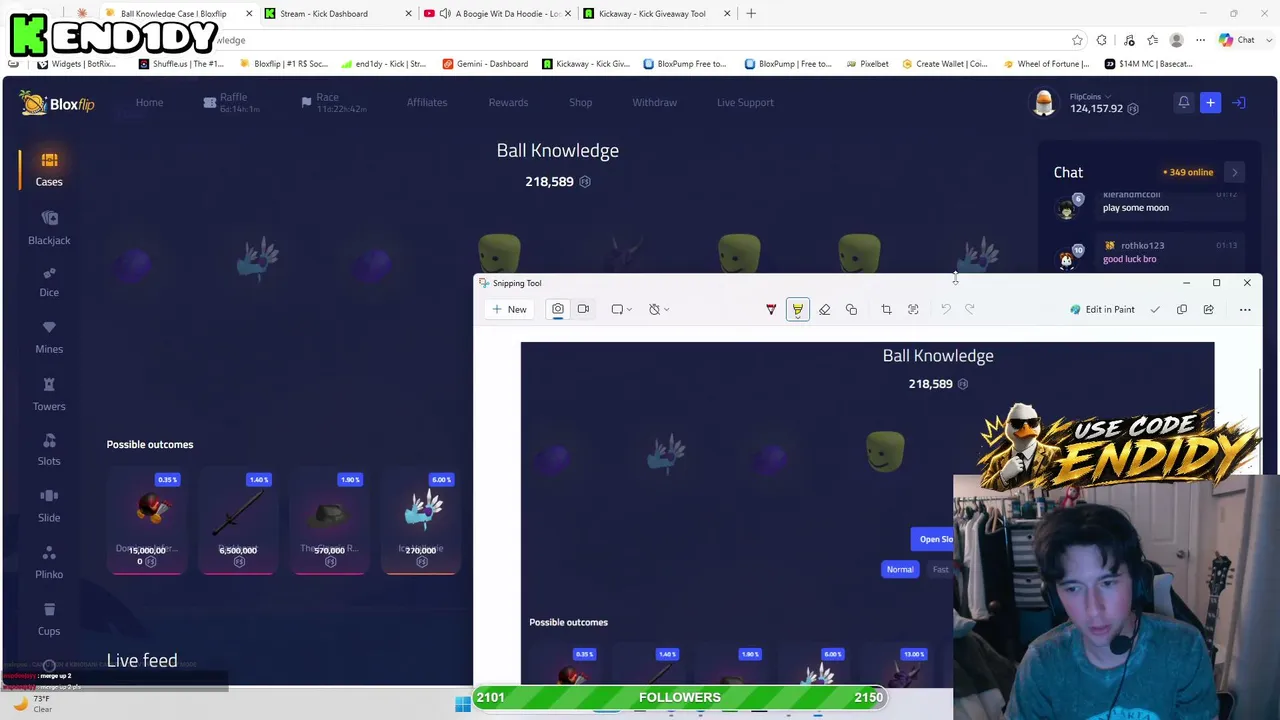 END1DY 90K RAW BLOXFLIP|TIPPING OUT VIEWERS ON OUR CODE | SUBS GET BOOSTED TIPS !bloxflip !discord !tip