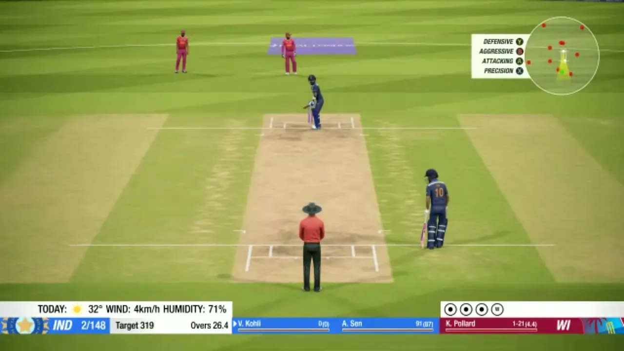 playing cricket 19 game play