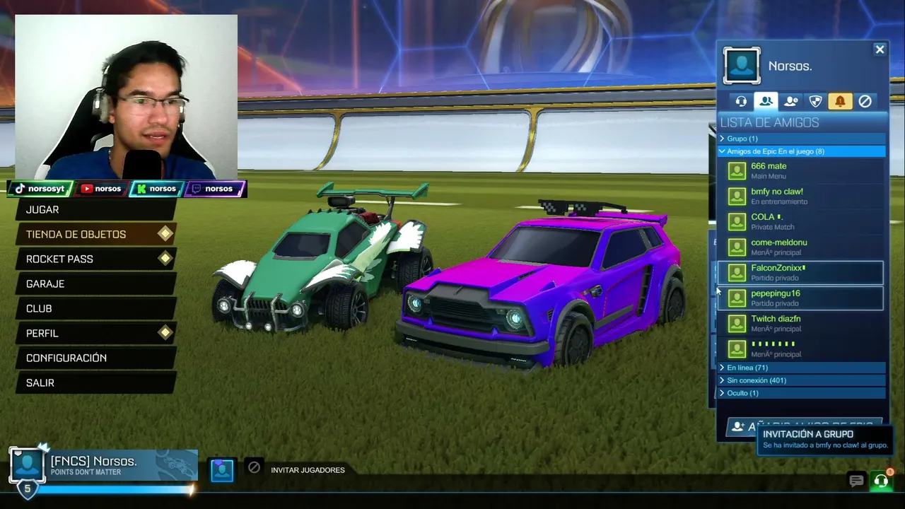 Rocket League variedad, diversión y más con seguidores