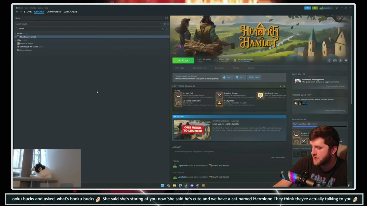 We are GAMING! Having FUN!