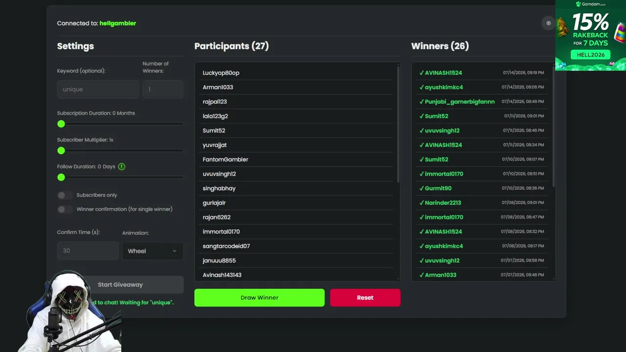 GAMDOM LIVE | GIVEAWAY STREAM | SLOT CALLS |  !discord !stake !gamdom