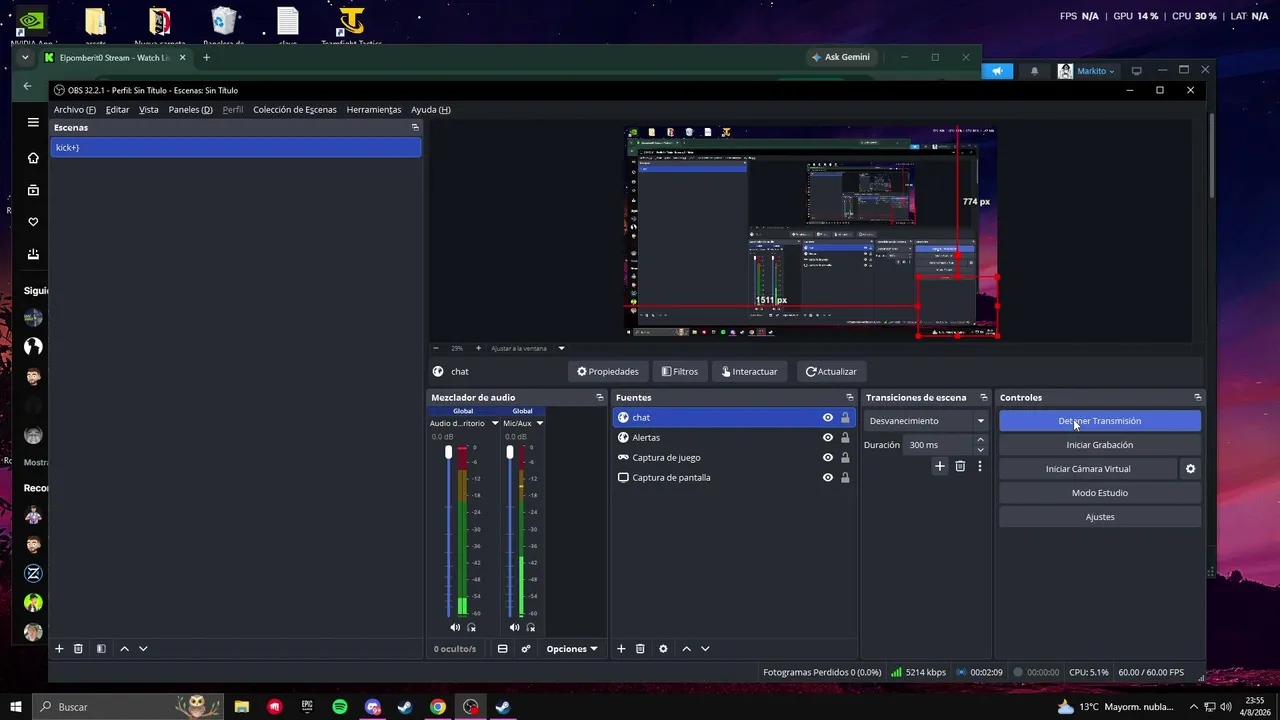 My first stream.