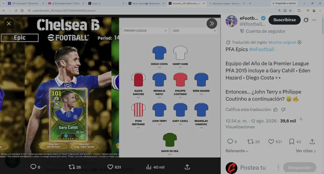 CHILE EN EFOOTBALL 2027
