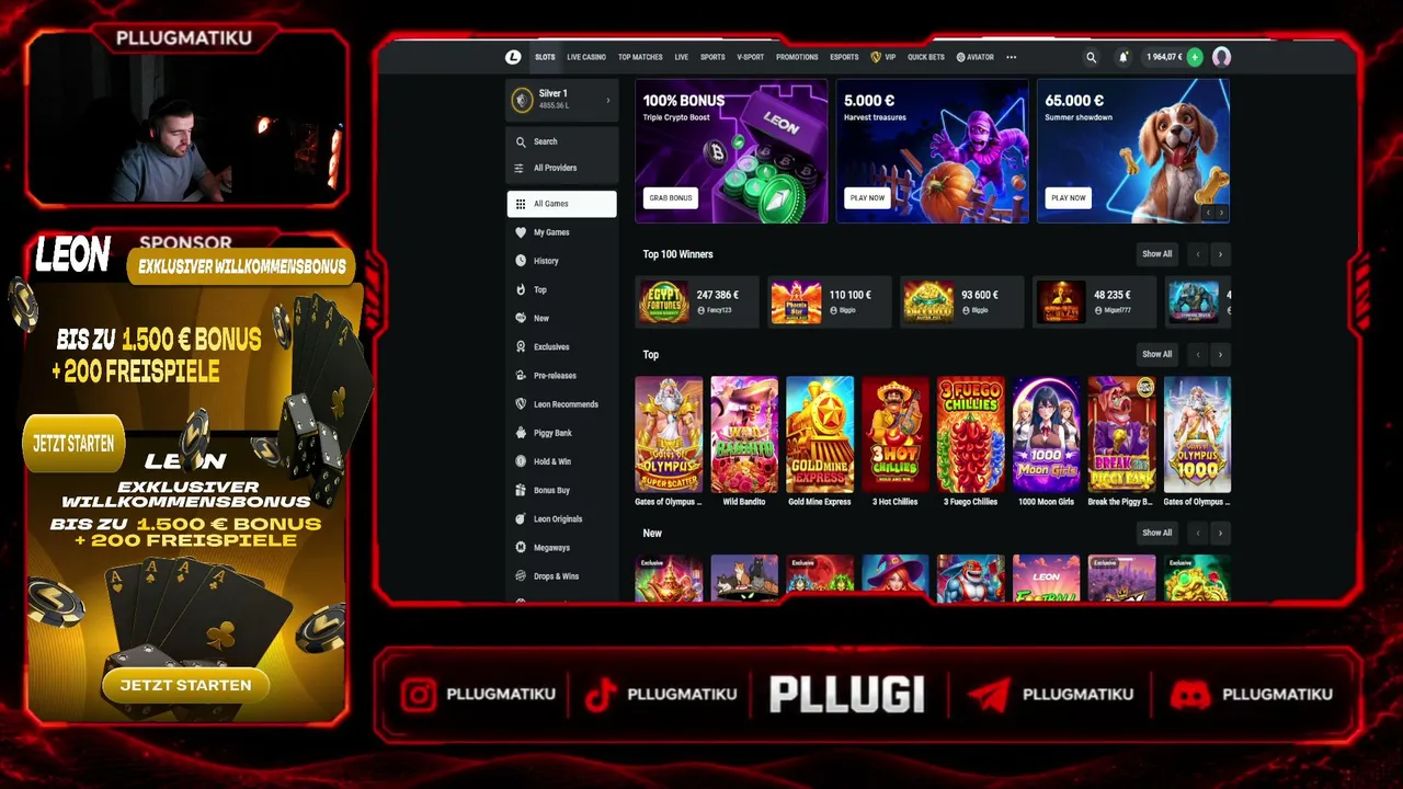 🔥💸 $1000 RAW BALANCE ON LEON CASINO | REGISTER WITH !LEON 🎰 💸