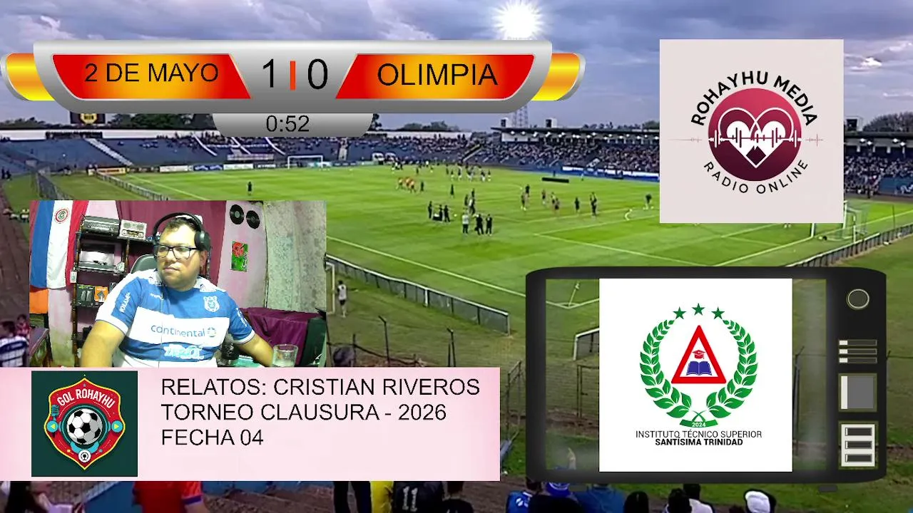 🔴 ¡2 DE MAYO vs OLIMPIA EN VIVO! ⚽ Transmisión Radial | Rohayhu Media