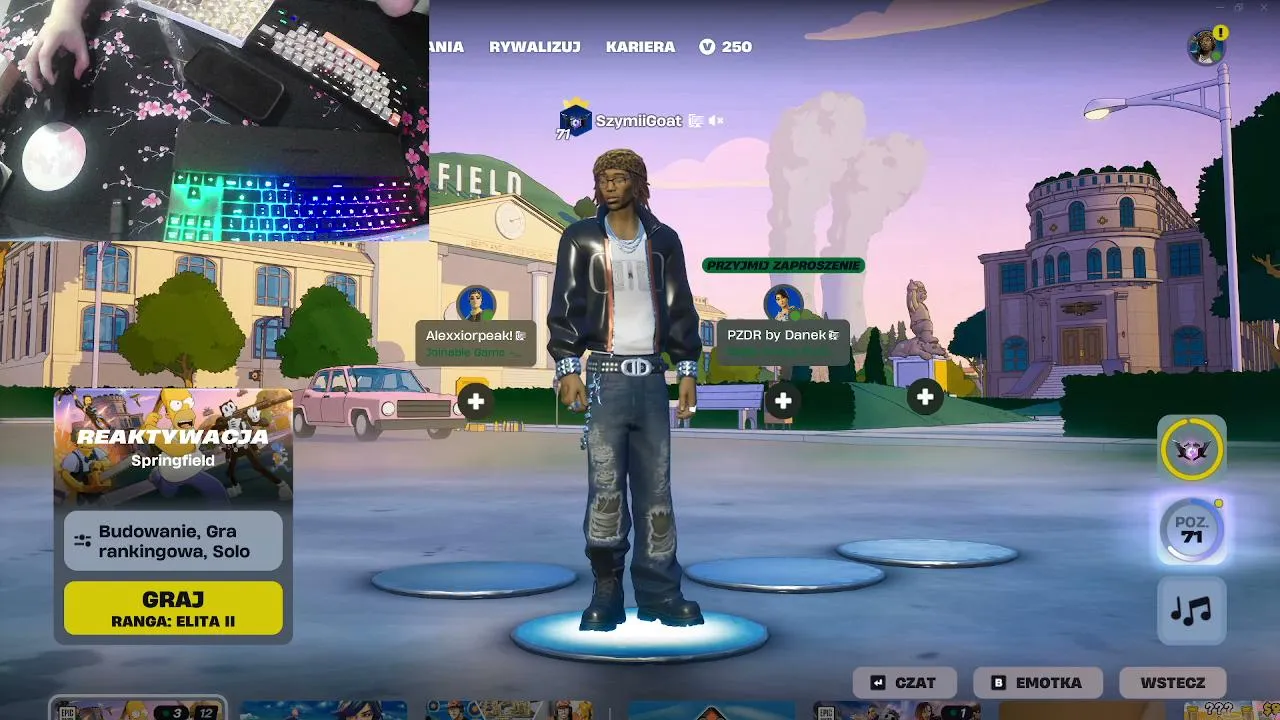 Grind fortnite wbijam unreal z moim chlopakiem