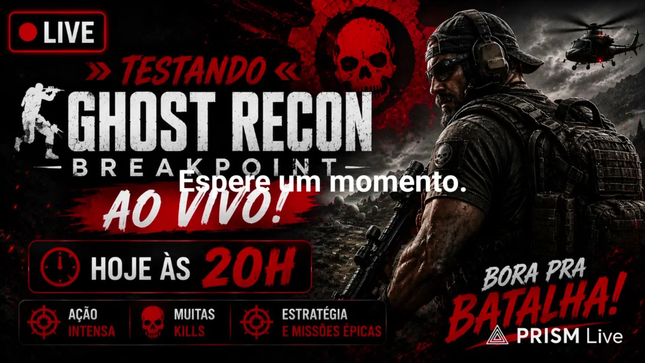 🔥 TESTANDO GHOST RECON BREAKPOINT PELA PRIMEIRA VEZ! | AO VIVO
