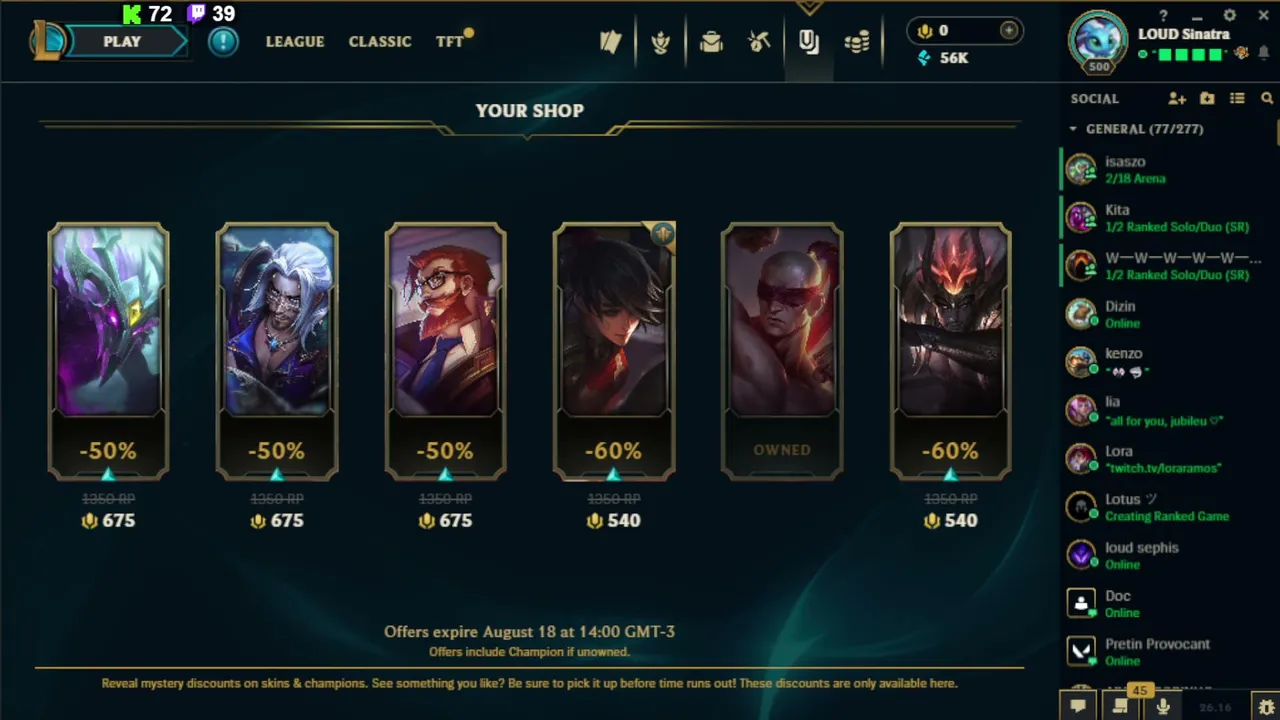 LOUD SINATRA | HAHAHAHAHA EU AMO LEAGUE OF LEGENDS