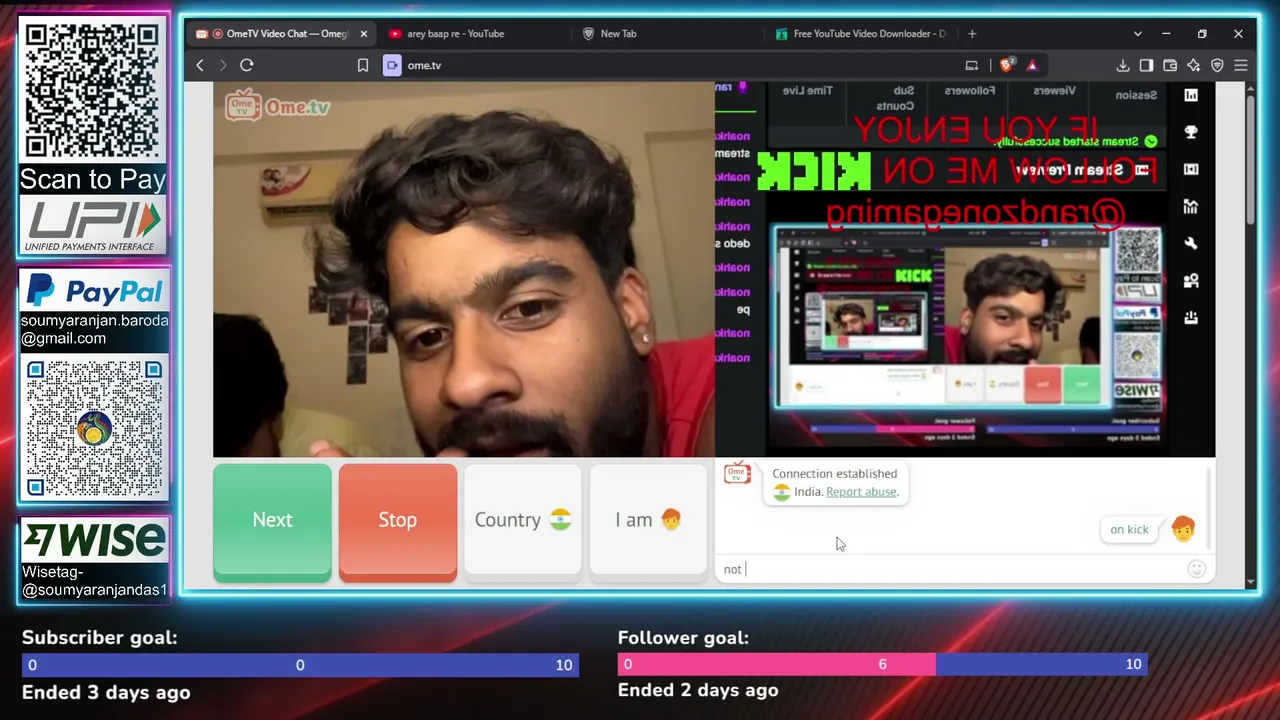 RAIGBAITING MUTTHAL IN OMEGLE LIVE
