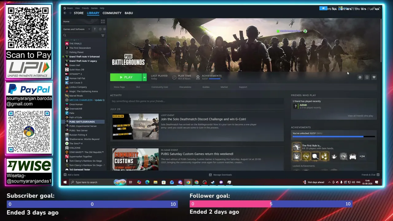 PUBG PC THE GOAT