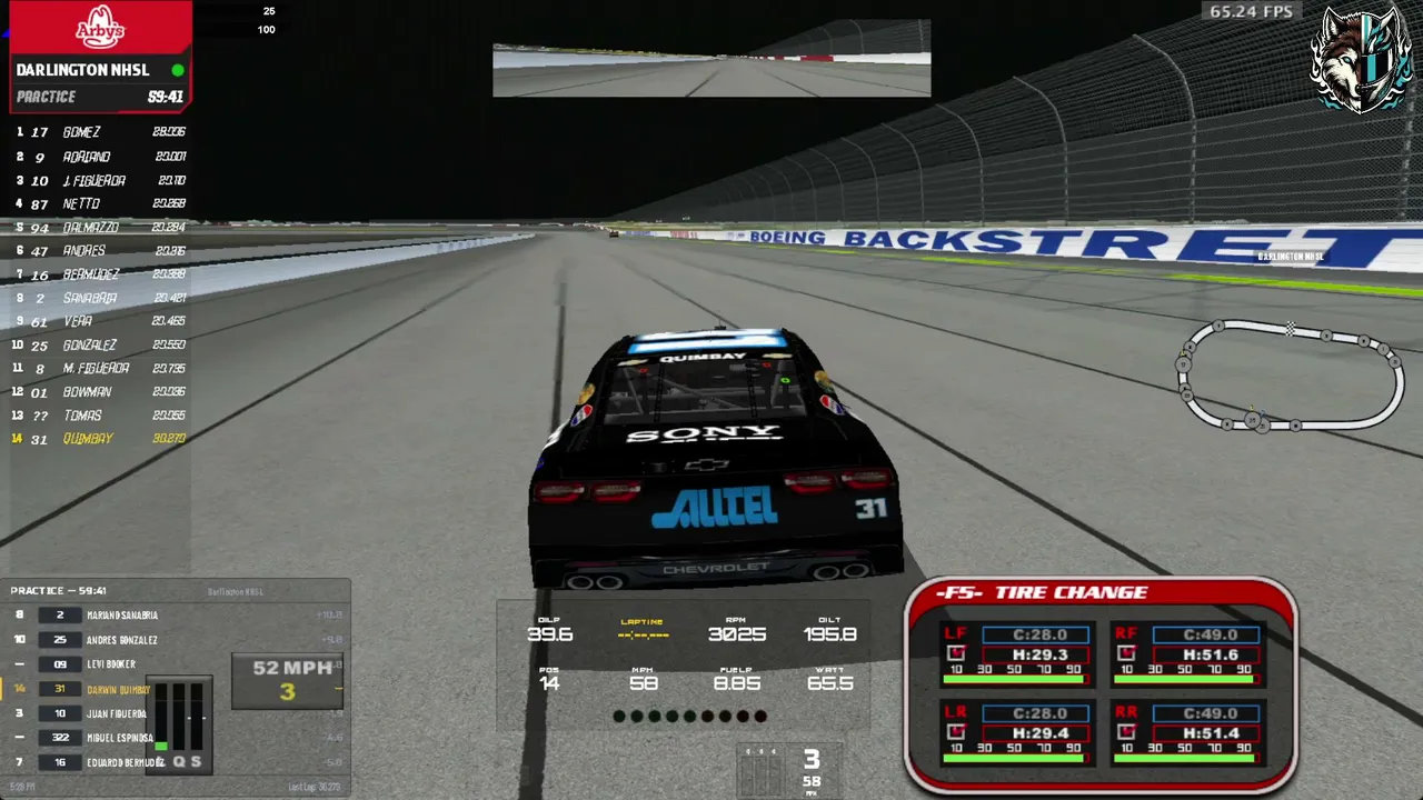 Vamos a domar la dama de negro En Darlington | Budweiser Series | NR2003