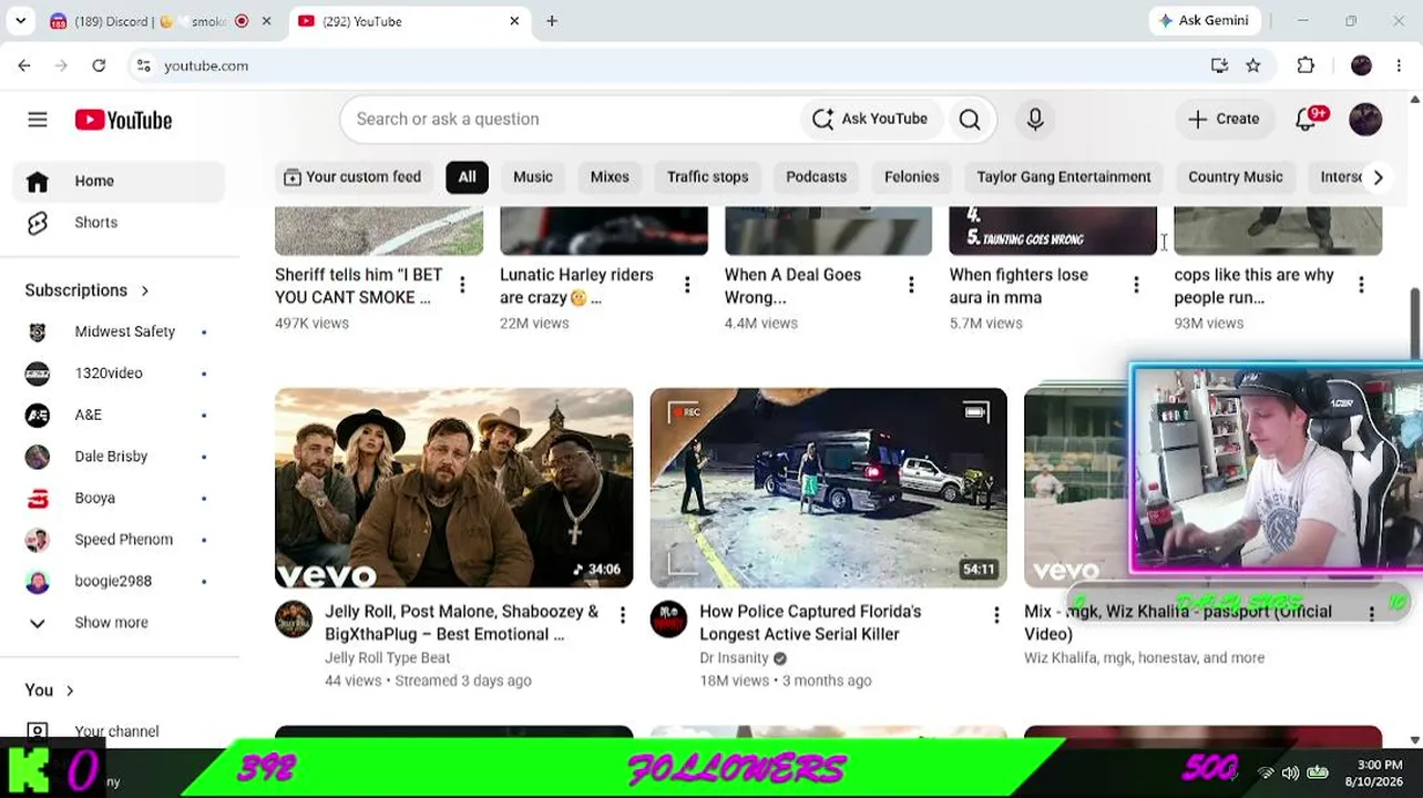 SHADYZ BACK! come chill and have fun! | Just chatting, games later!😁👽  |👽 smoking grass and clapping ass😶‍🌫️ #doit4josh