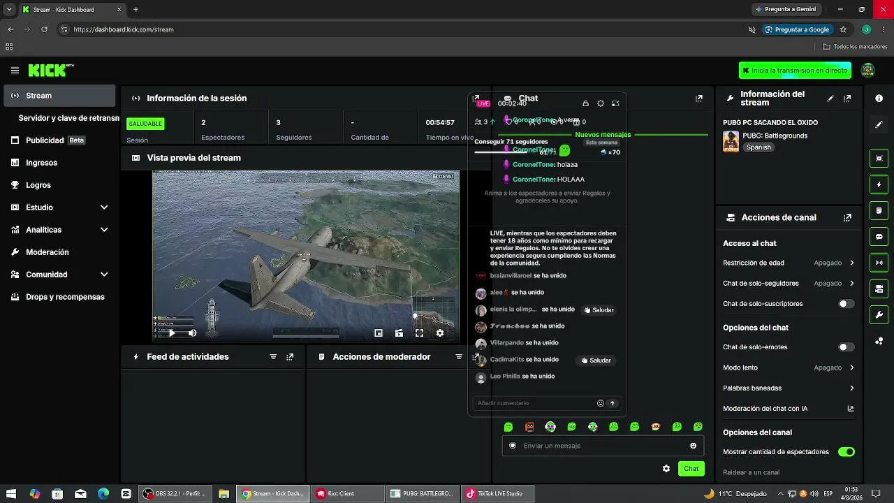 PUBG PC
SACANDO EL OXIDO
