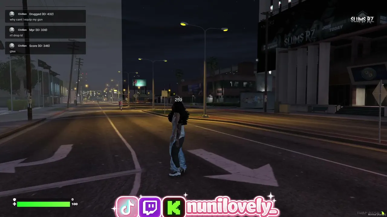 My first stream.