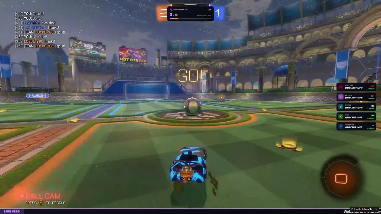 Day 70 until you sub - Rocket League RL