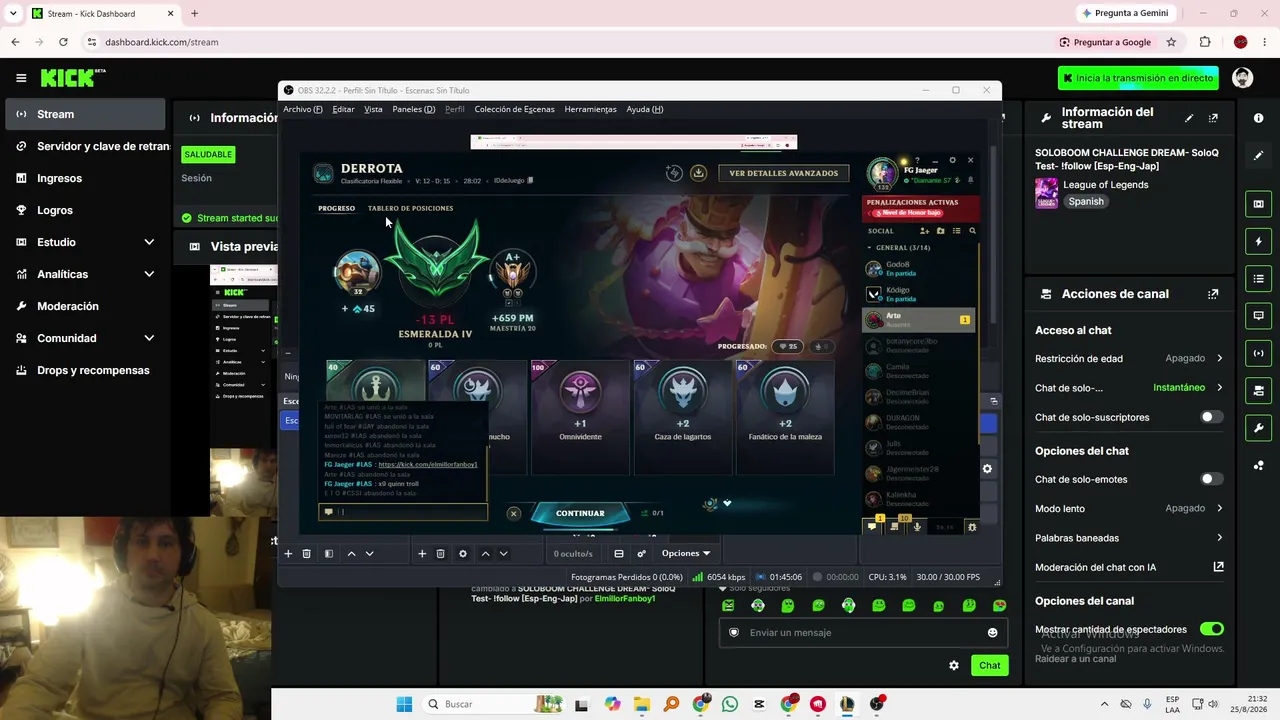 SOLOBOOM CHALLENGE DREAM- SoloQ Test- !follow [Esp-Eng-Jap]