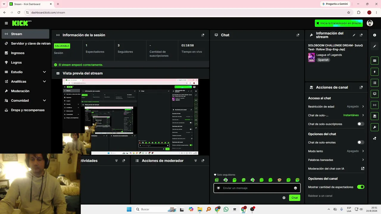 SOLOBOOM CHALLENGE DREAM- SoloQ Test- !follow [Esp-Eng-Jap]