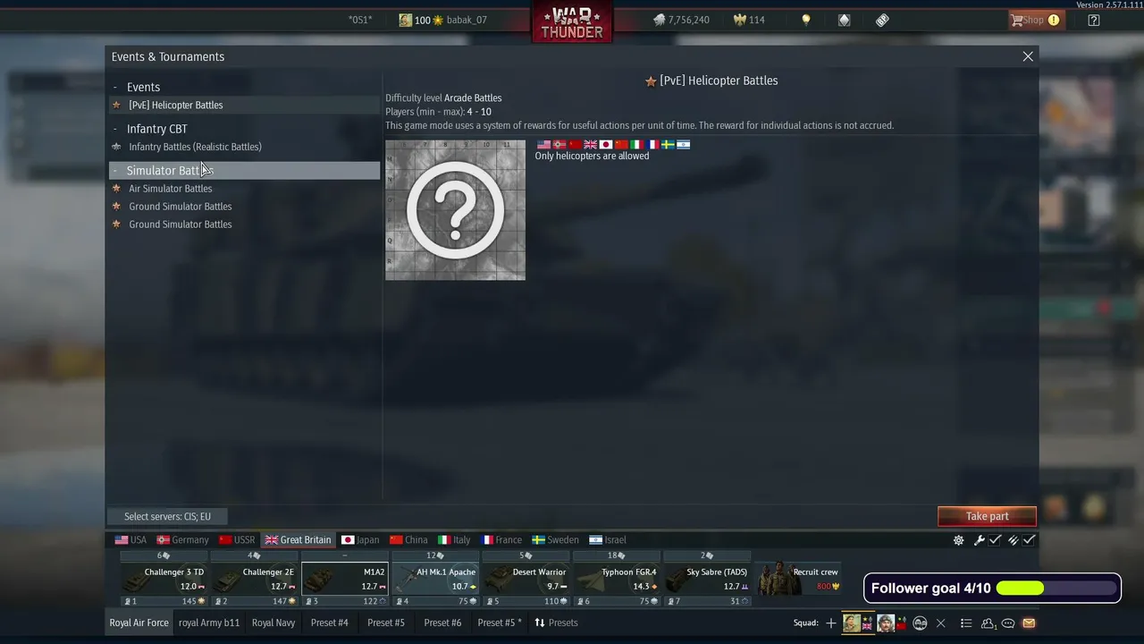 مود infantry War Thunder بهتر از کالاف دیوتی؟