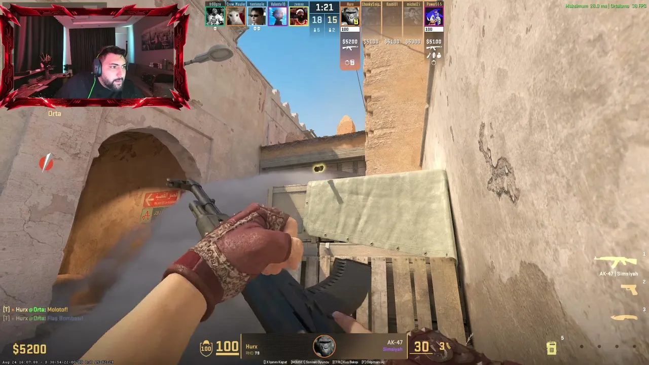 SOHBETE YAZILAN SİLAHLARI KULLANIYORUM 🔥 !cs2 #csgo #cs2 #oyun #işbirliğiYOK