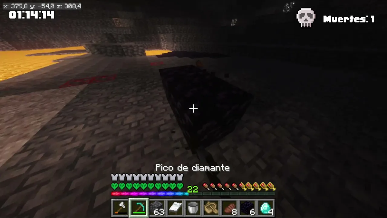 MINECRAFT HARDCORE DÍA 2, LA RUN DEFINITIVA, SI MUERO SOY GEI !DISCORD