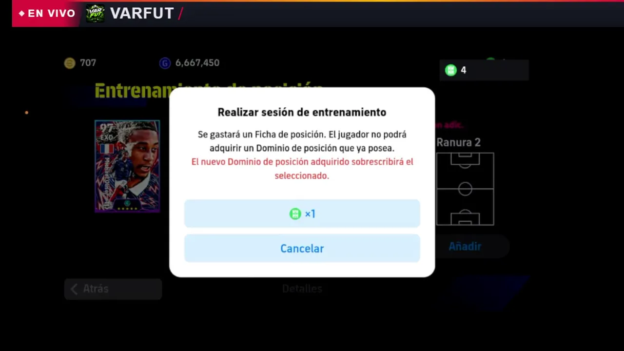 Preparación para el torneo VarFut