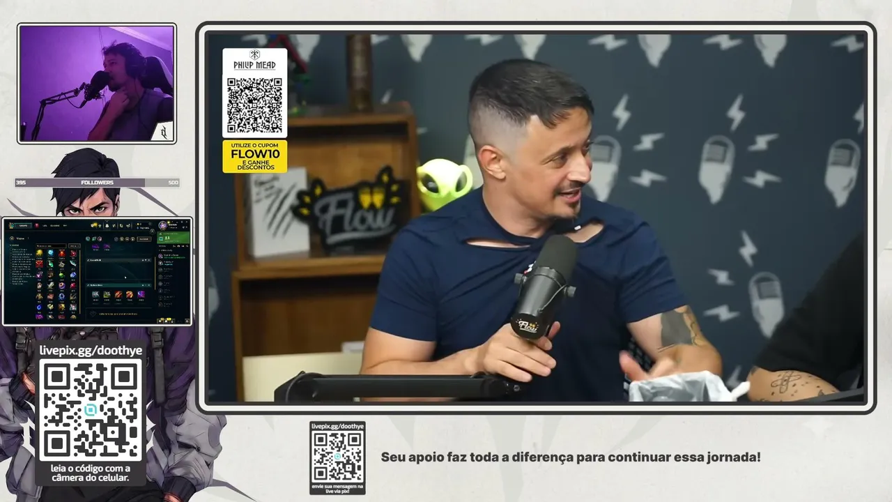 League of Legends e react, a nossa rotina de entretenimento e interação diária! !elo !peça @JEFlNHO @SuNcOasTi