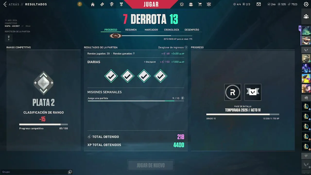 Primer directo, meando casas