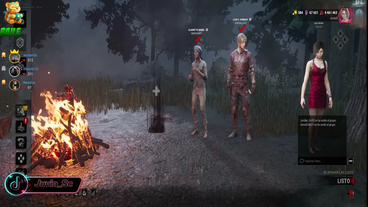 lucees fuera en DBD