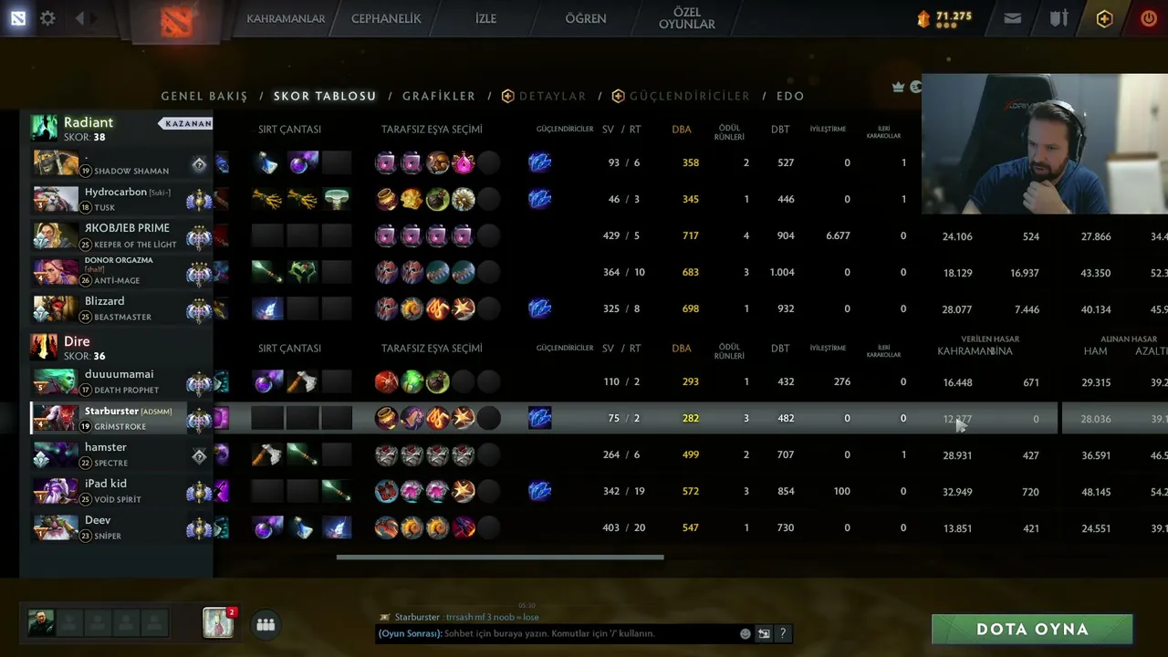 Cehalet mutlulukturMudur diye sorduk ve dota :D
