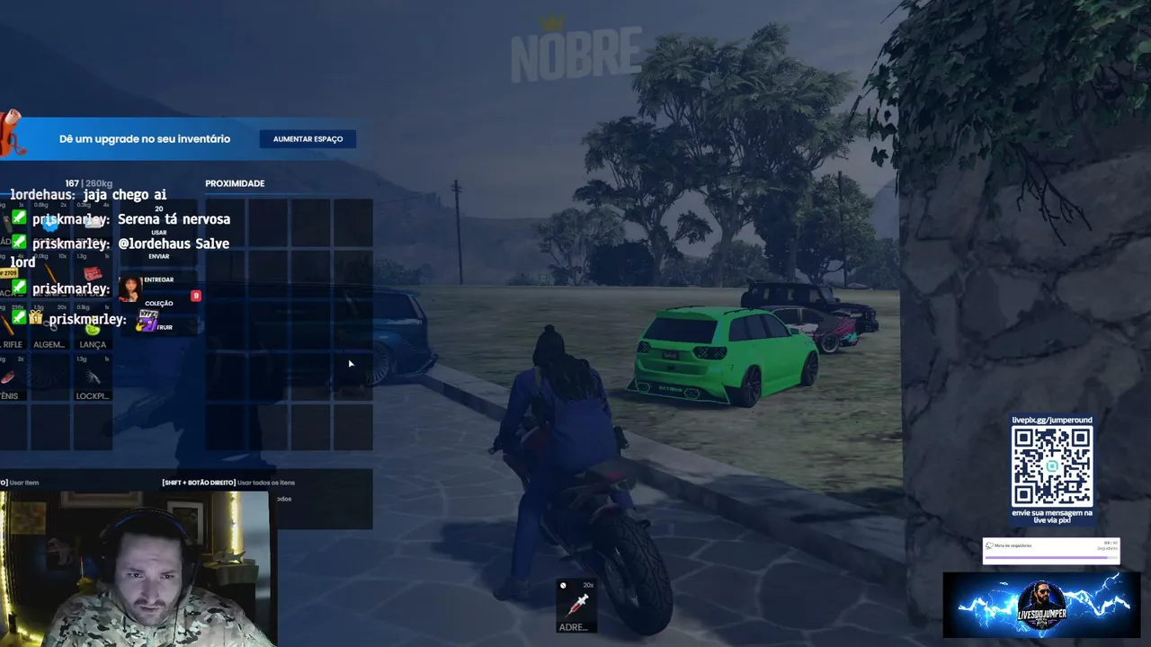 HOJE A CIDADE VAI PARAR - GTA RP - CIDADE NOBRE - FAC ANJOS -
DIA DE FAZER $$$$$