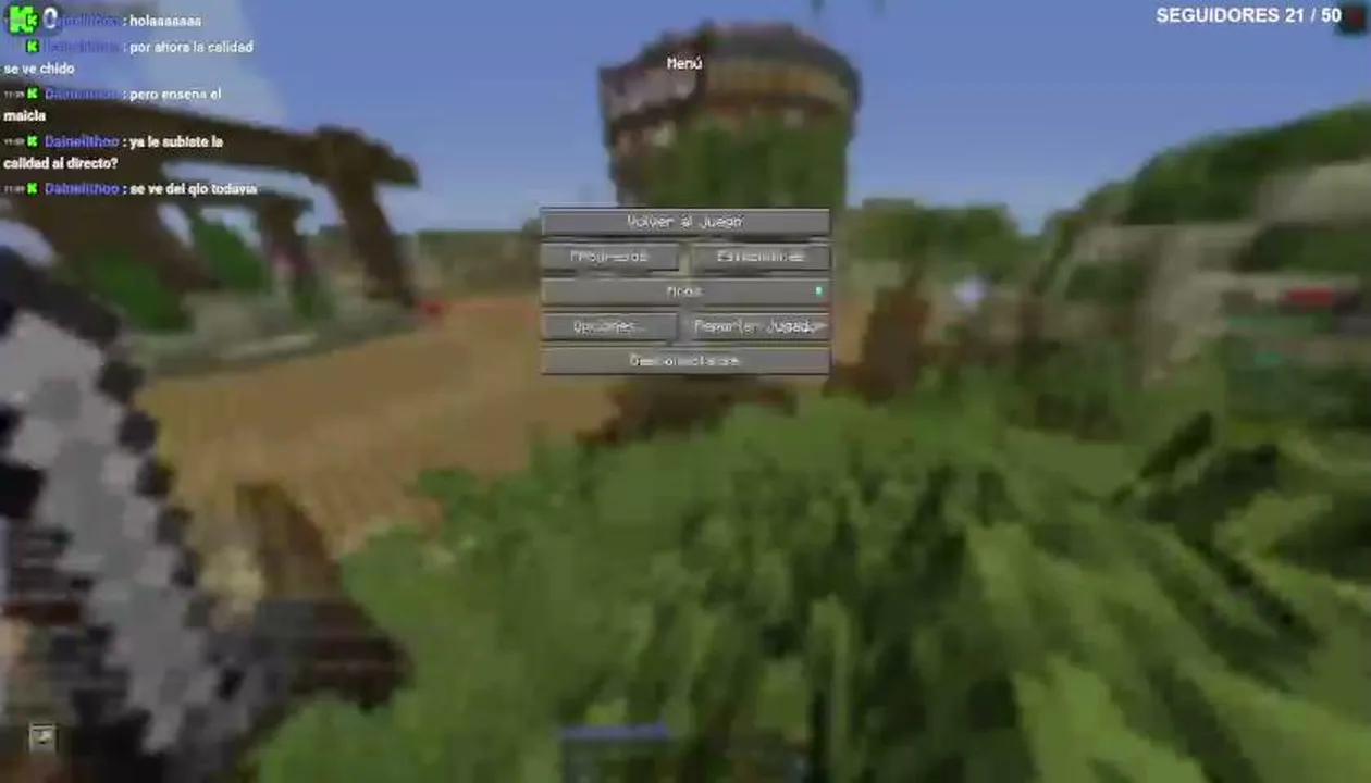 Minecraft PvP probando cositas