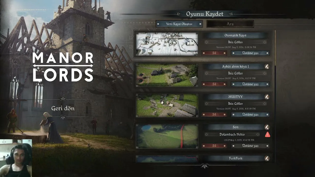 Manorlords Sıfırdan gel reisim.
 Aşırı acemi yayıncı <3