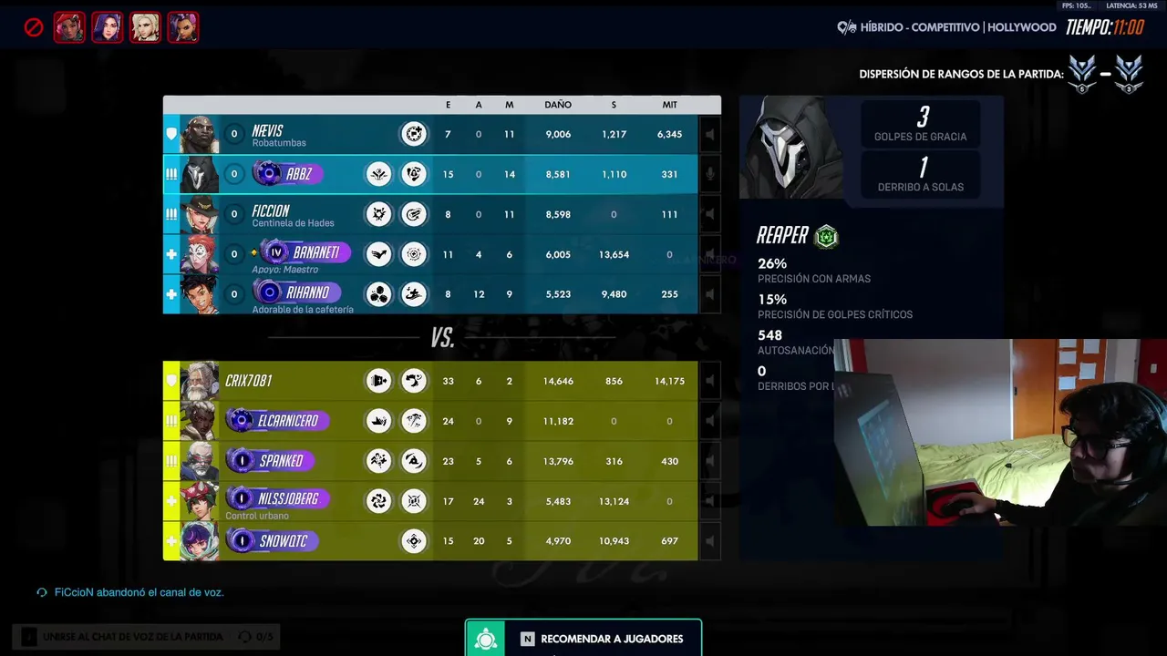 [ARG] Tryhardeando la nueva temporada de overwatch