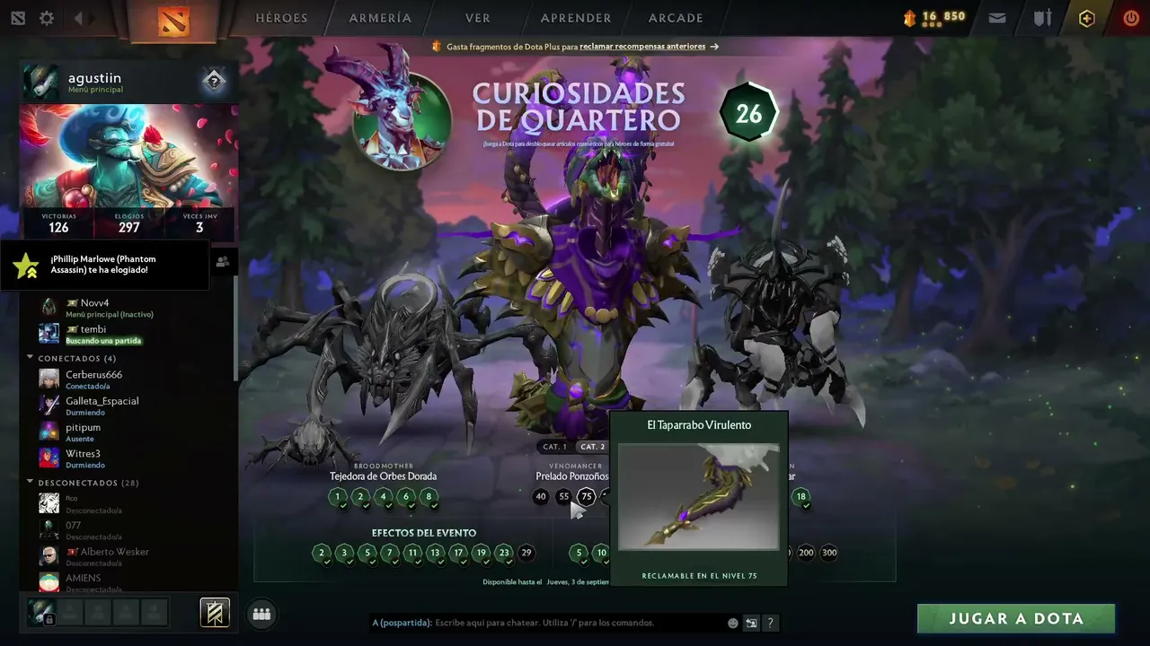 Un rato por Dota